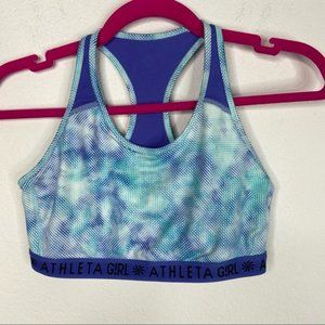 Athleta Girls Blue and Purple Sports Bra Size XL/14